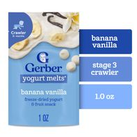 Gerber Stage 3 Baby Food Snacks Banana Vanilla Yog...
️