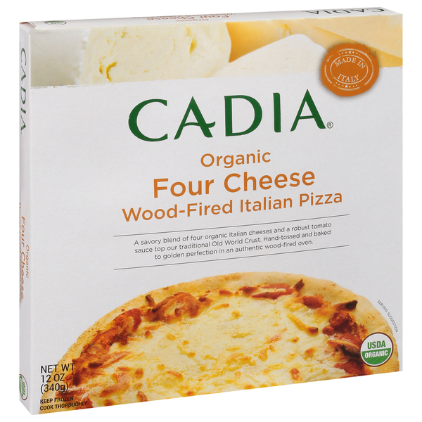CADIA Italian Pizza, Four Cheese, Organic, Wood-Fired