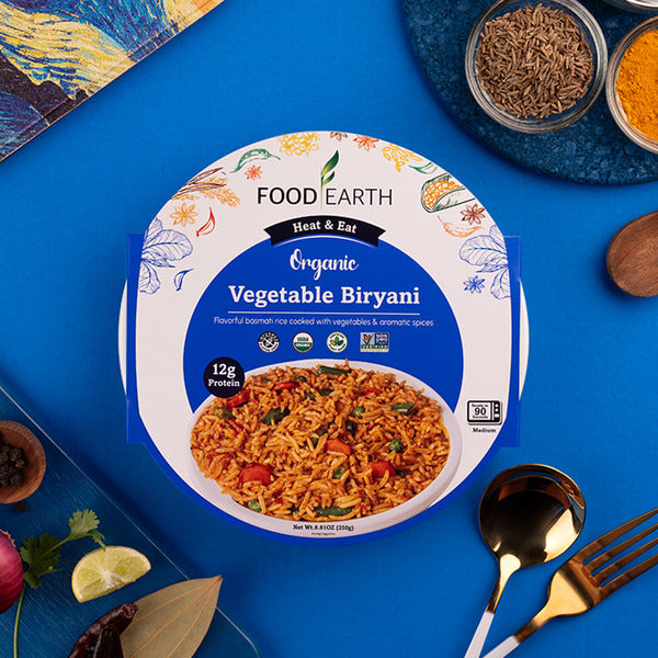 Food Earth Organic Vegetable Biryani