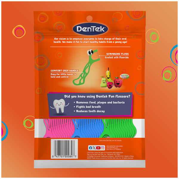 DenTek Fun Flossers Kids Wild Fruit
