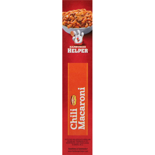 Hamburger Helper Pasta & Sauce Mix, Chili Macaroni