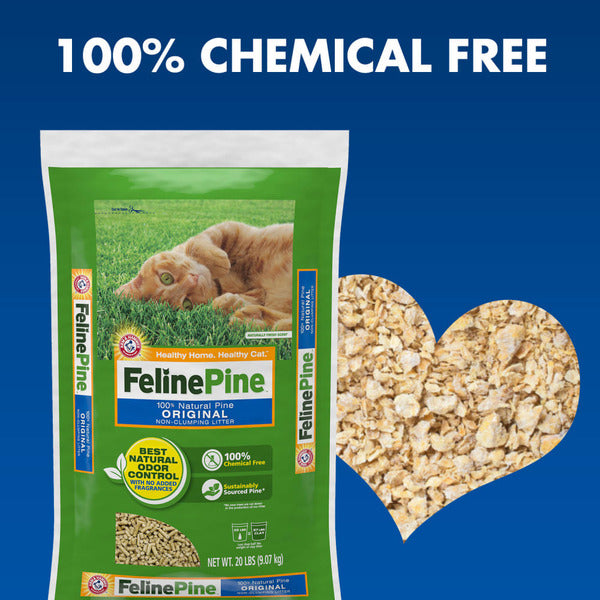 Feline Pine Original 100% Natural Cat Litter