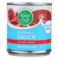 Food Club No Salt Added Tomato Sauce️ DestGlow