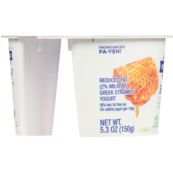 FAGE Lactose Free Reduced Fat Greek Strained Yogurt with Honey
