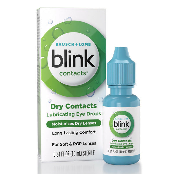 blink Lubricating Eye Drops for Soft & RGP Contact Lenses