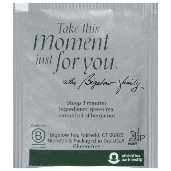 Bigelow Earl Grey Green Tea