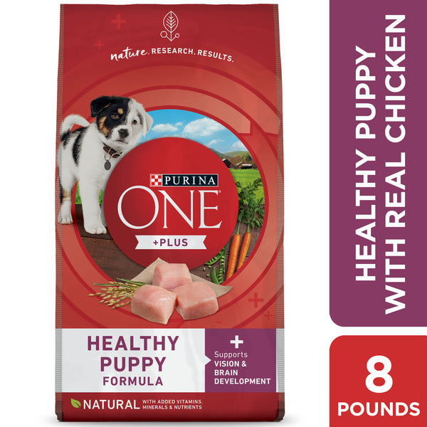 Purina ONE Natural, High Protein Dry Puppy Food, +Plus Healthy Puppy Formula