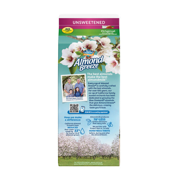 Almond Breeze Coconut Unsweetened Original Almondmilk