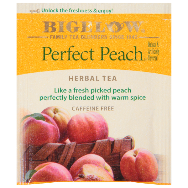 Bigelow Perfect Peach, Caffeine Free Herbal Tea