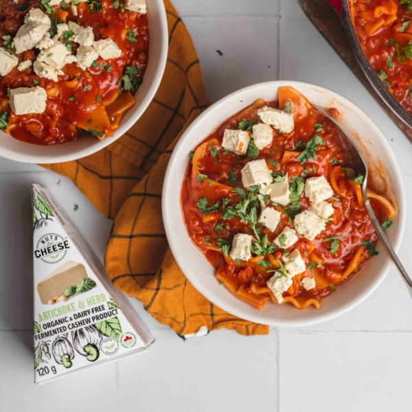 Nuts For Cheese Artichoke and Herb, Organic & Dairy-Free Cheese