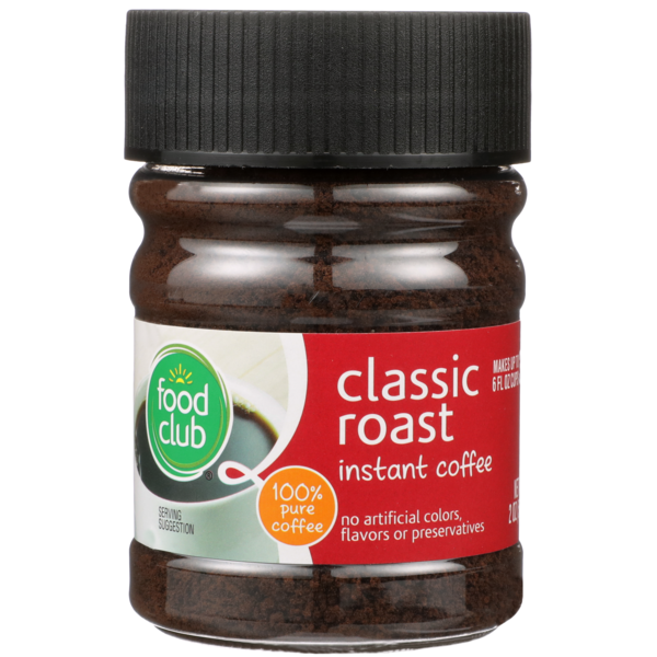 Food Club Classic Roast 100% Instant Coffee