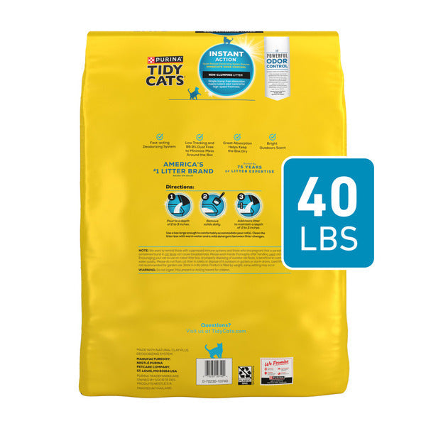 Purina Tidy Cats Instant Action Non Clumping, Low Tracking Cat Litter