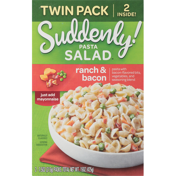 Suddenly! Ranch & Bacon Pasta Salad Twin Pack