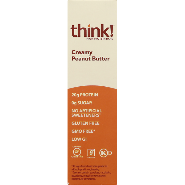 think! Creamy Peanut Butter Protein Bar