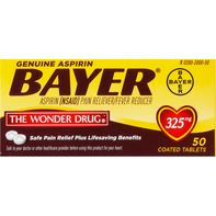 Bayer Aspirin, 325 mg, Coated Tablets️