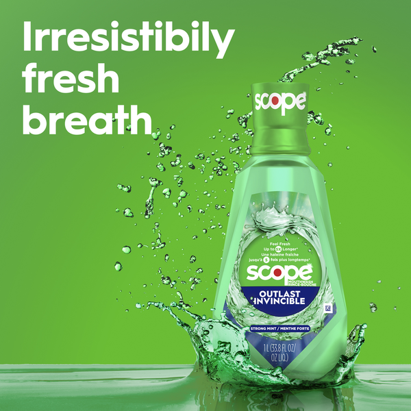 Crest Outlast Mouthwash Fresh Mint Value Twin Pack