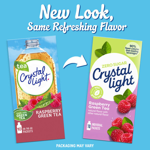 Crystal Light Raspberry Green Tea Powdered Drink Mix