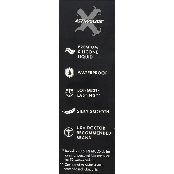 ASTROGLIDE Personal Lubricant, Premium Silicone
