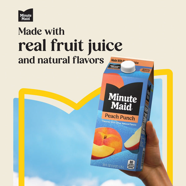 Minute Maid Peach Punch Juice Drink Carton