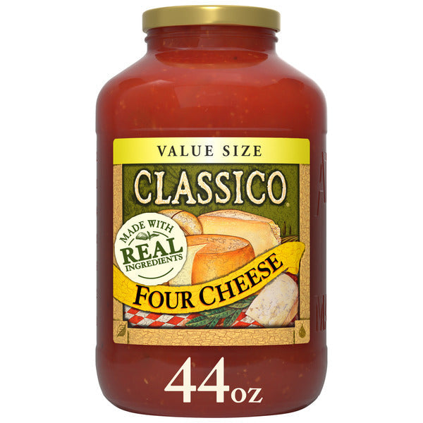 Classico Four Cheese Tomato Spaghetti Pasta Sauce