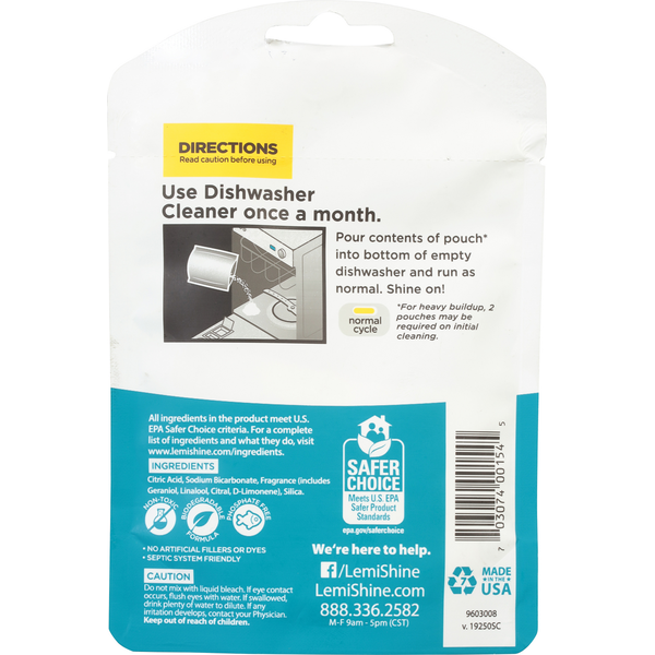 Lemi Shine Dishwasher Cleaner