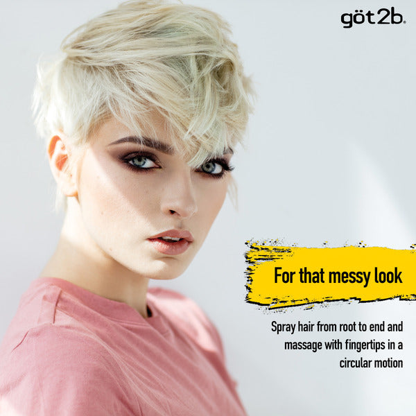 Schwarzkopf göt2b Glued Blasting Freeze Hair Spray, Extra Strong Rigid Hold for Spiked Styles,12 oz