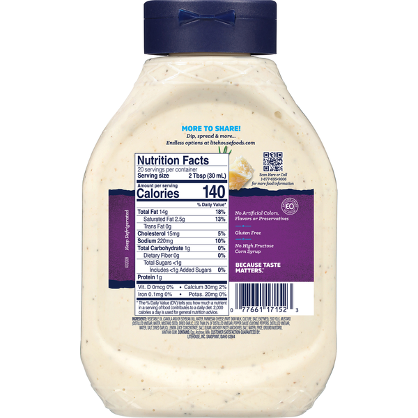 Litehouse Caesar Dressing & Spread