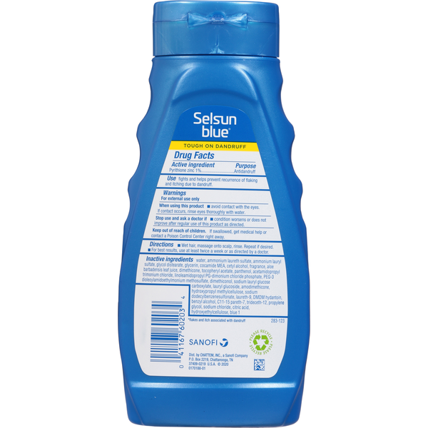 Selsun Blue Antidandruff Shampoo, Itchy Dry Scalp