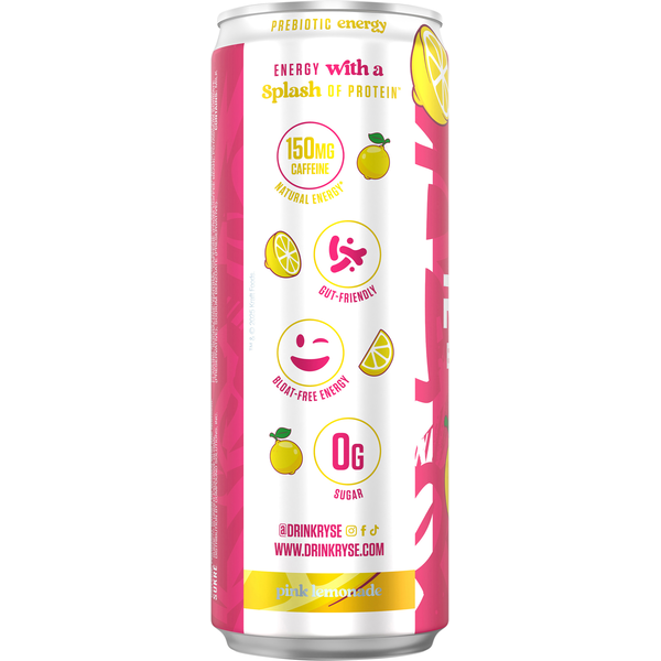 RYSE Zero Sugar Country Time Pink Lemonade Energy Drink