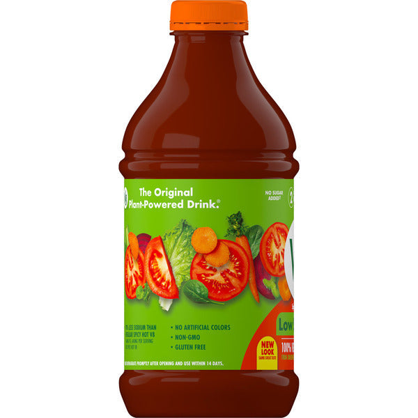 V8 Spicy Hot Low Sodium 100% Vegetable Juice