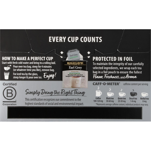 Bigelow Earl Grey Black Tea