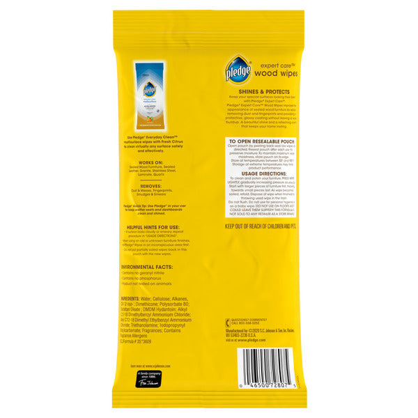 Pledge Expert Care™ Wood Wipes