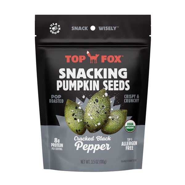Top Fox Snacks Pumpkin Seeds, Salt & Pepper