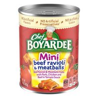 Chef Boyardee Mini Beef Ravioli and Meatballs in T...
️ DestGlow