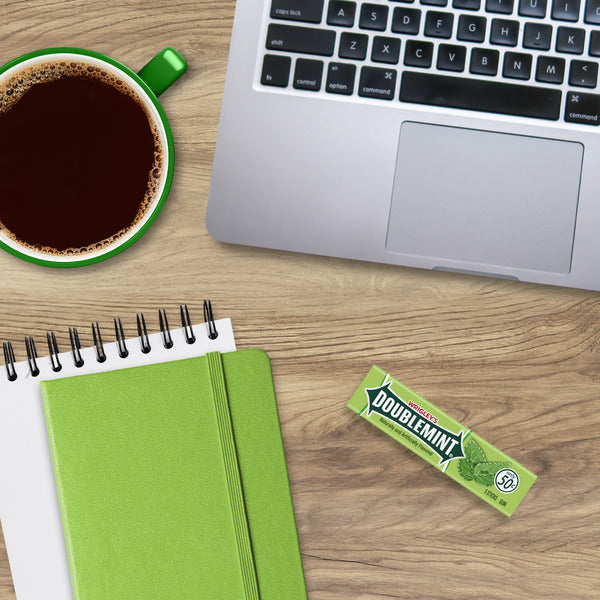 Doublemint Chewing Gum, 5 Stick Mint Gum Pack