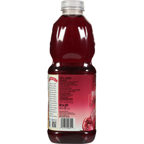 Langers Juice Cocktail, from Concentrate, Pomegranate