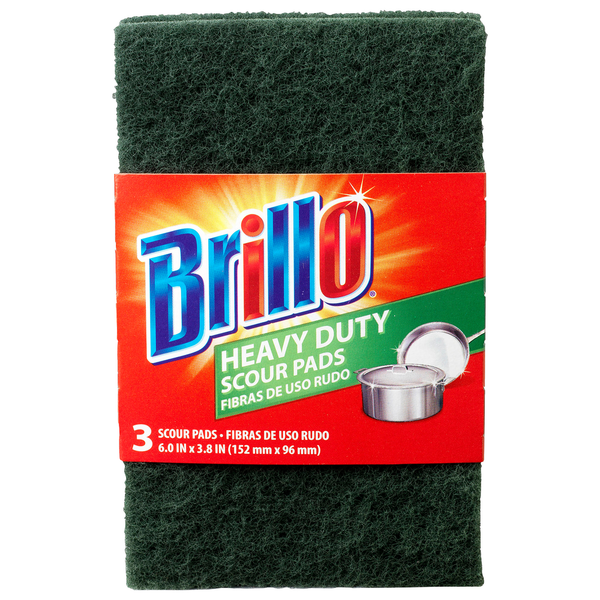 Brillo Scour Pads, Heavy Duty