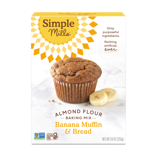 Simple Mills Almond Flour Banana Muffin & Bread Baking Mix