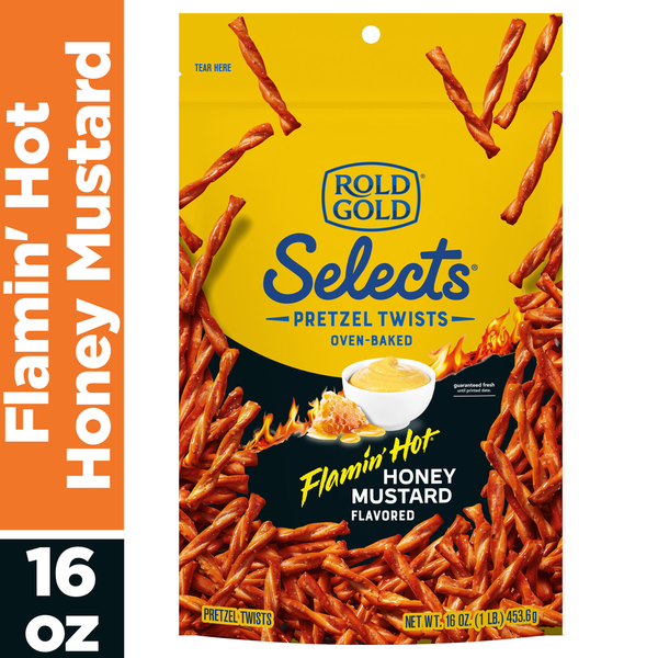 ROLD GOLD Selects Pretzels Twists Oven Baked Flamin&