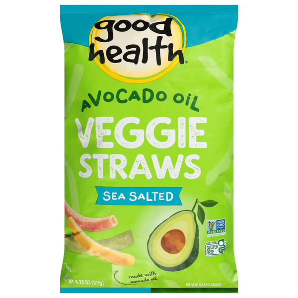 Good Health Avocado Oil Sea Salted Veggie Straws