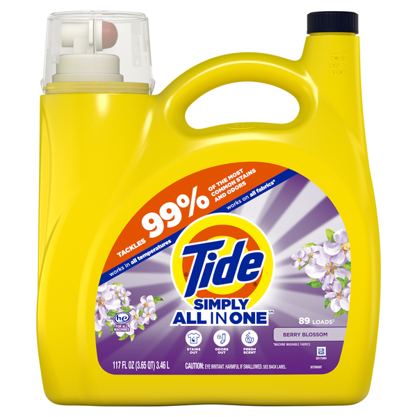 Tide Simply All In One Berry Blossom Laundry Detergent