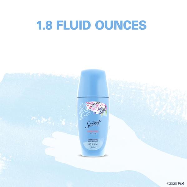 Secret Roll-On Antiperspirant and Deodorant, Powder Fresh Scent