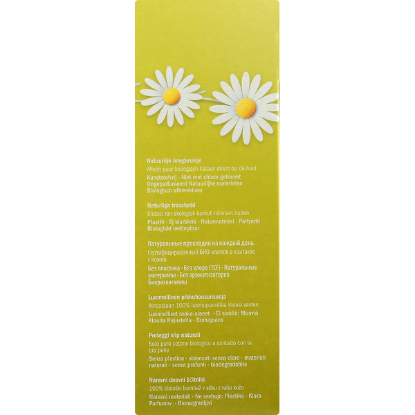 Natracare Panty Liners, Organic Cotton Cover, Mini