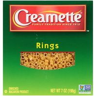 Creamette Rings Enriched Macaroni Product️