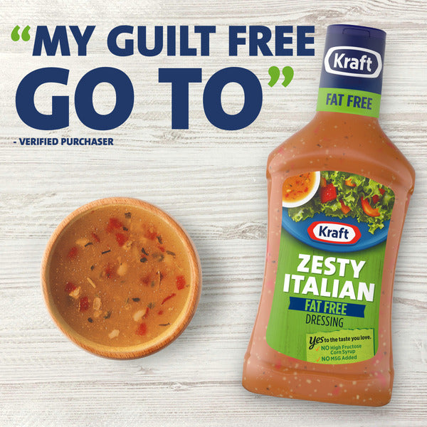 Kraft Zesty Italian Fat Free Dressing
