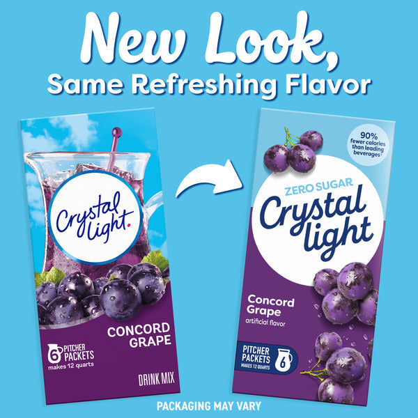 Crystal Light Concord Grape Artificially Flavored Powdered Drink Mix
