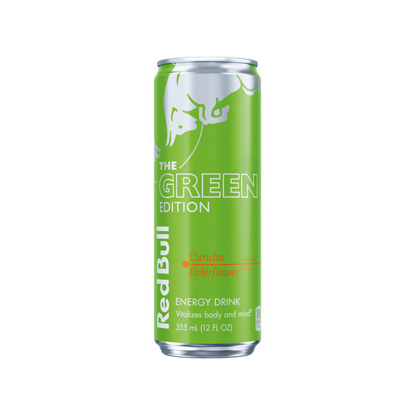 Red Bull Green Edition Curuba Elderflower Energy Drink