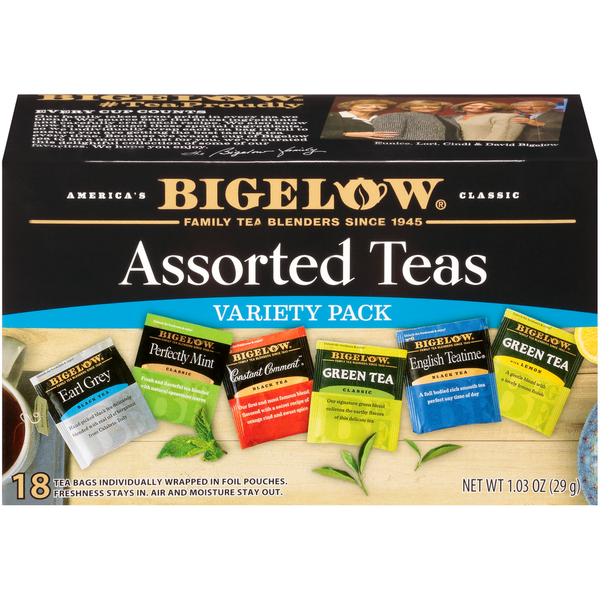 Bigelow Six Assorted Teas,