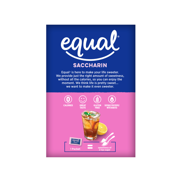 Equal Sweetener, Zero Calorie, Saccharin