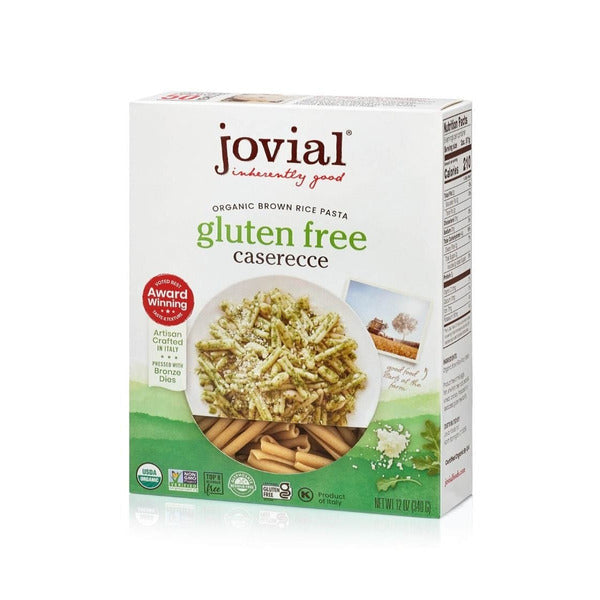 Jovial 100% Organic Gluten Free Brown Rice Caserecce